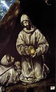 GRECO, El St Francis and Brother Leo Meditating on Death china oil painting artist